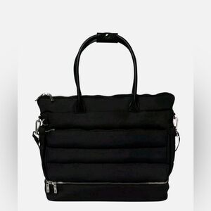 NWT - iPack Black Puffy Tote Bag